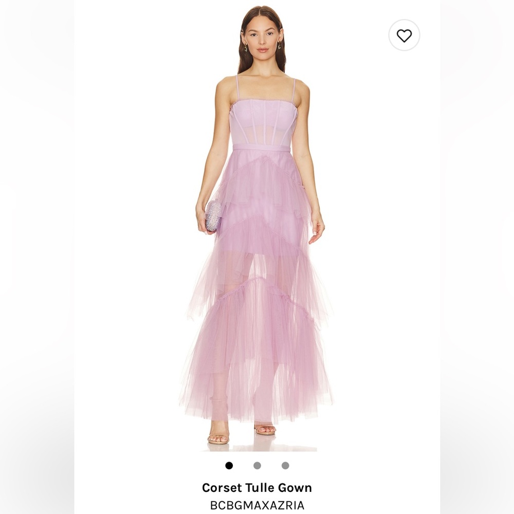 BCBGMAXAZRIA ORCHID LONG DRESS